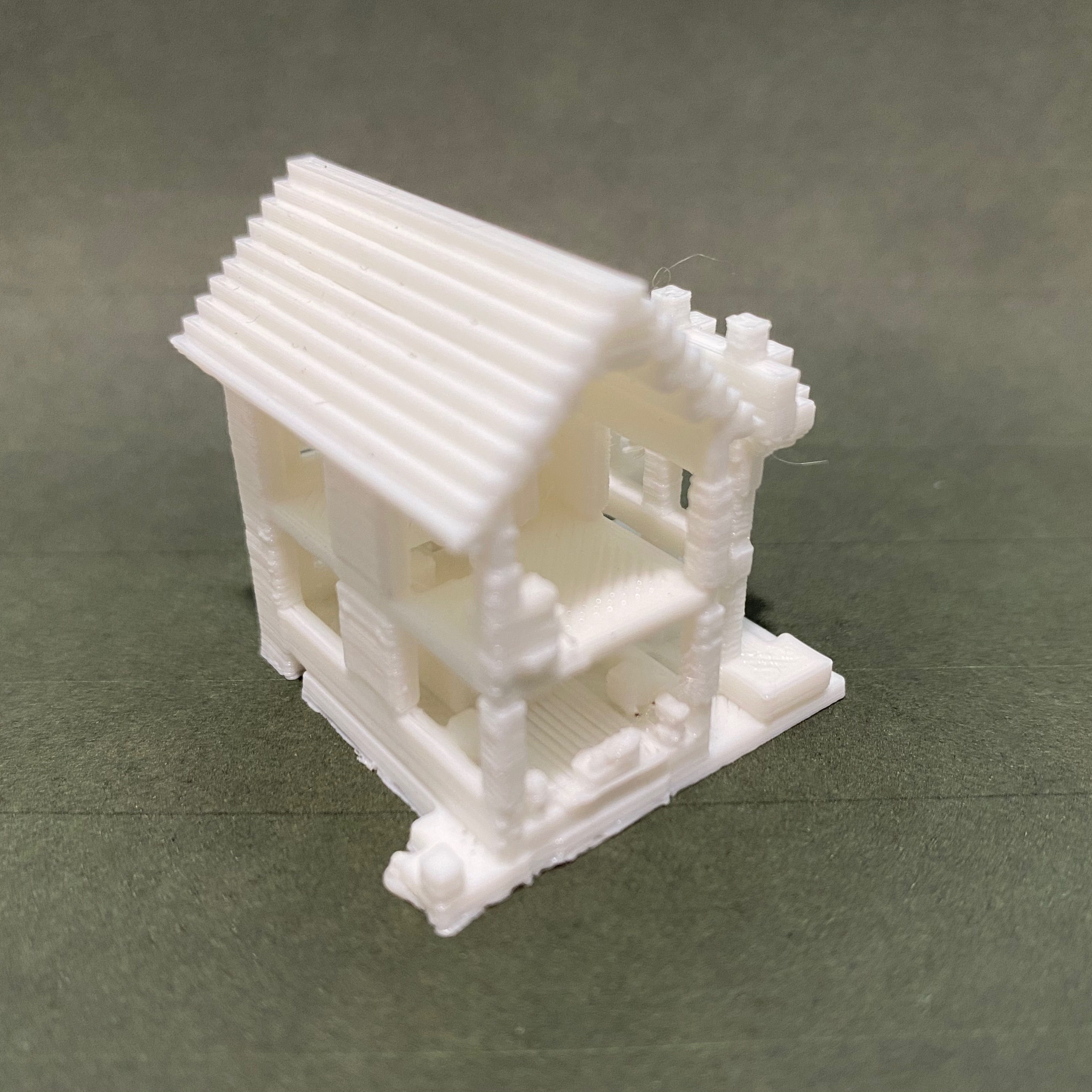 3D printed Minecraft House(front)